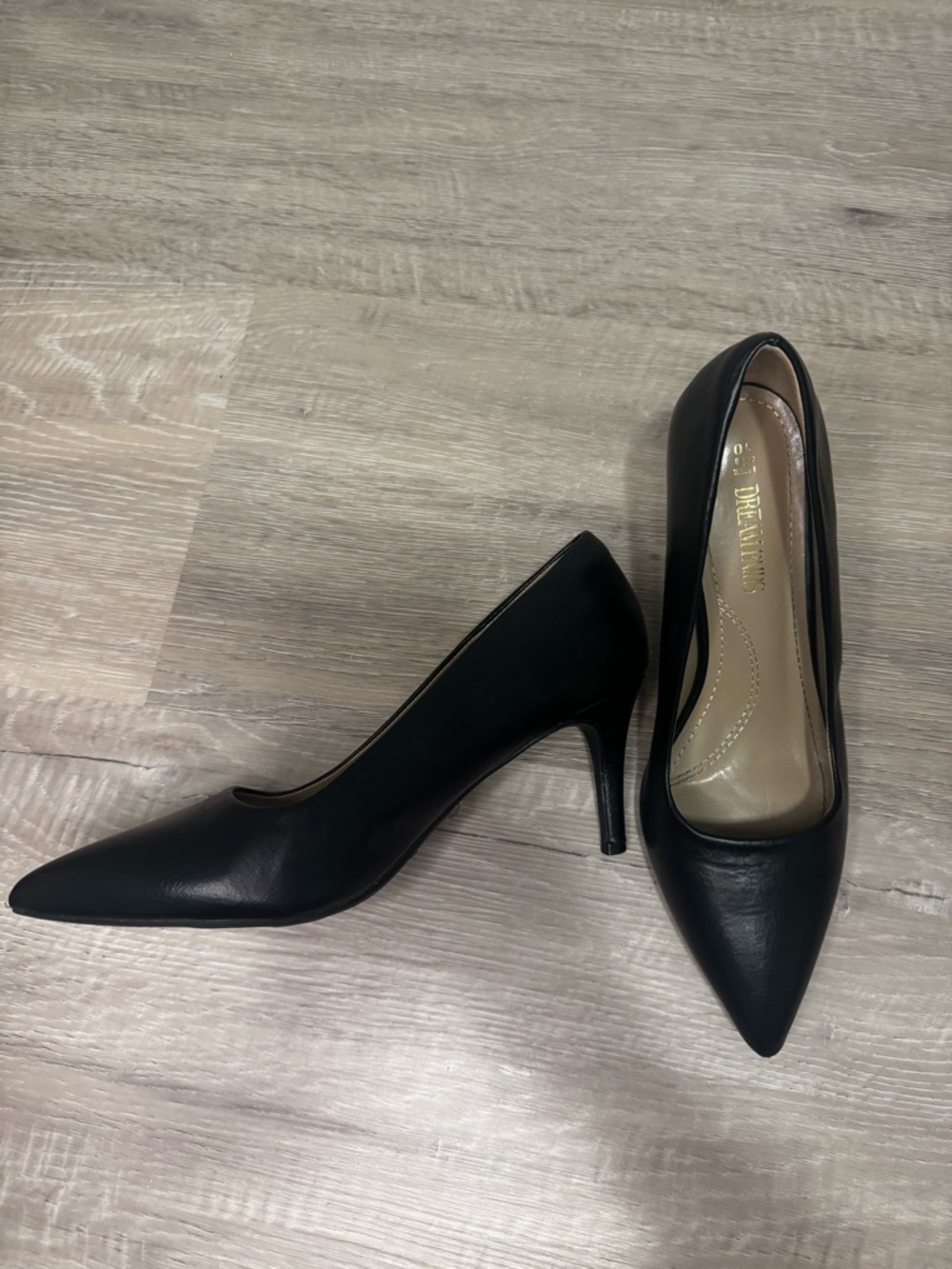 dressbarn Black Pointed Toe Stiletto Pumps